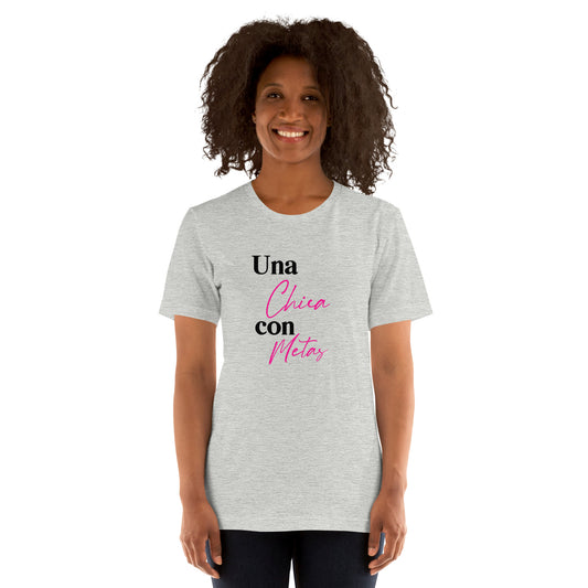 Camiseta: Una Chica con Metas Estilo1