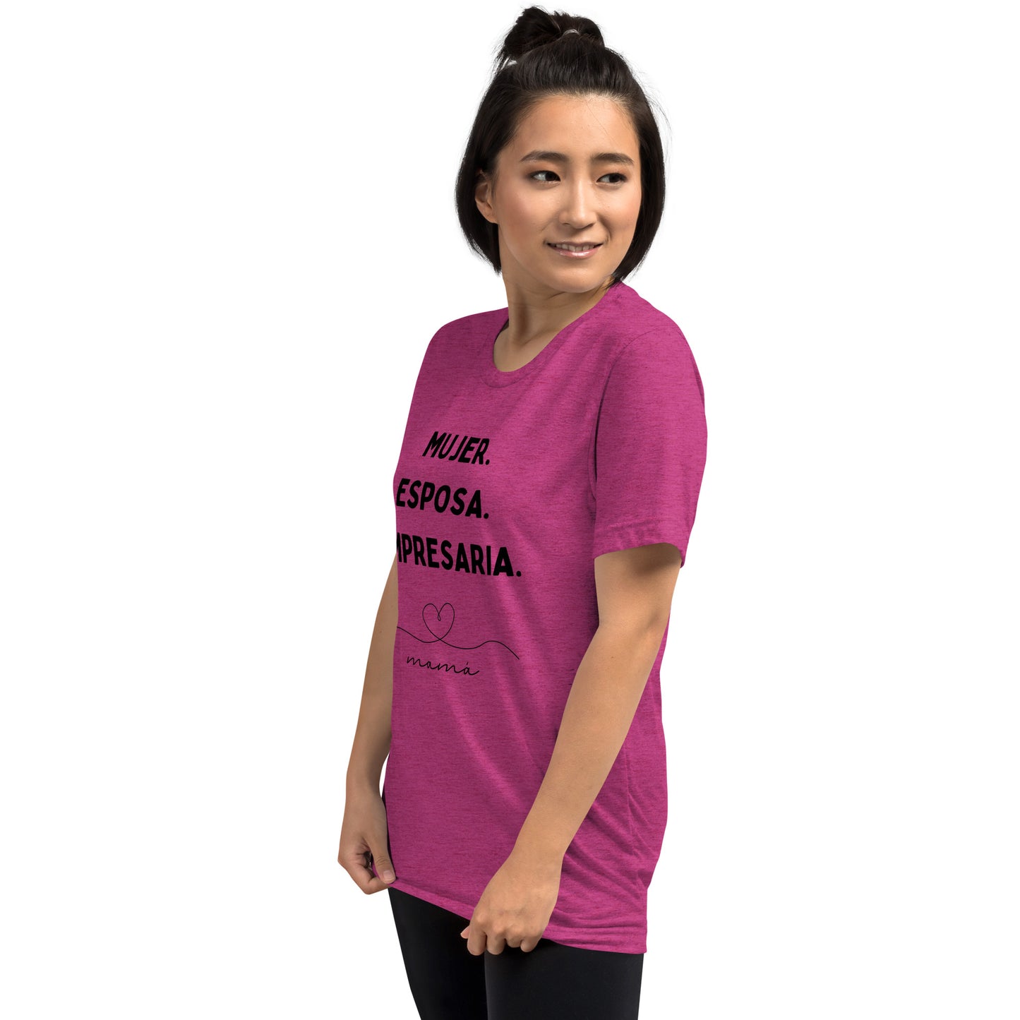 Camiseta: mujer. esposa. empresaria. mama.