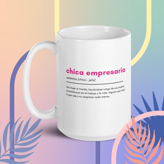 Taza: Chica Empresaria